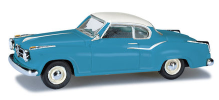  Borgward Isabella coupé, pastel blue with white roof
